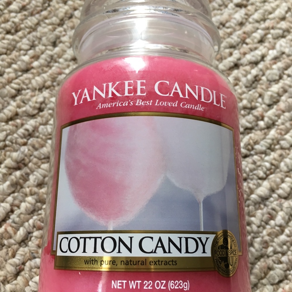 Yankee Candle Large Jar Cotton Candy HTF.